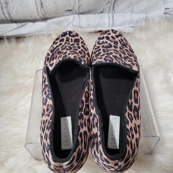 Caslon Scarlet Leopard Print Velveteen Indoor Outdoor Slippers Flats Driving 9.5 - Picture 7 of 10